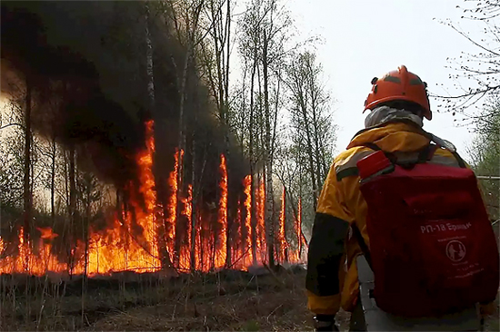 лесные пожары в якутии